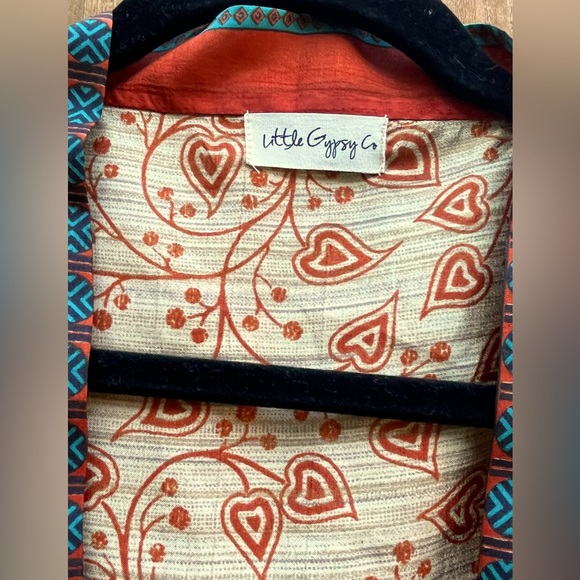 Gypsy Boho Sari Duster OOAK - Picture 3 of 9